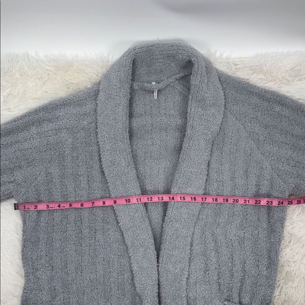 Pottery Barn Teddy Robe Grey Size Large - Picture 12 of 13